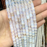 6*6MM Cylinder Shape Agates Quartz Jades Loose Spacer Beads