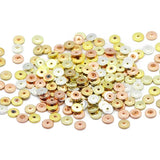 Natural Stone Rose COINS Hematite Spacer Flat Round Beads 6x1MM