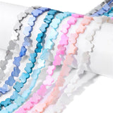 Natural Butterfly Dyed Shell Beads Muticolor Mother of Pearl Bead 8x11mm