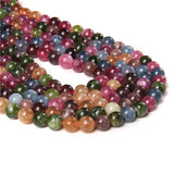 Tourmaline Chalcedony Beads 6/8/10MM Necklace Bracelet DIY 15'' Strand