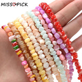 60-90Pcs/Strip Irregular Shell Beads Mix Spacer Beads For Jewelry Making