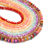 60-90Pcs/Strip Irregular Shell Beads Mix Spacer Beads For Jewelry Making
