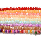 60-90Pcs/Strip Irregular Shell Beads Mix Spacer Beads For Jewelry Making