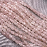 20PCS Natural Stone Rice Beads 6x9mm for DIY Jewelry Making