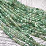 20PCS Natural Stone Rice Beads 6x9mm for DIY Jewelry Making