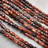 20PCS Natural Stone Rice Beads 6x9mm for DIY Jewelry Making