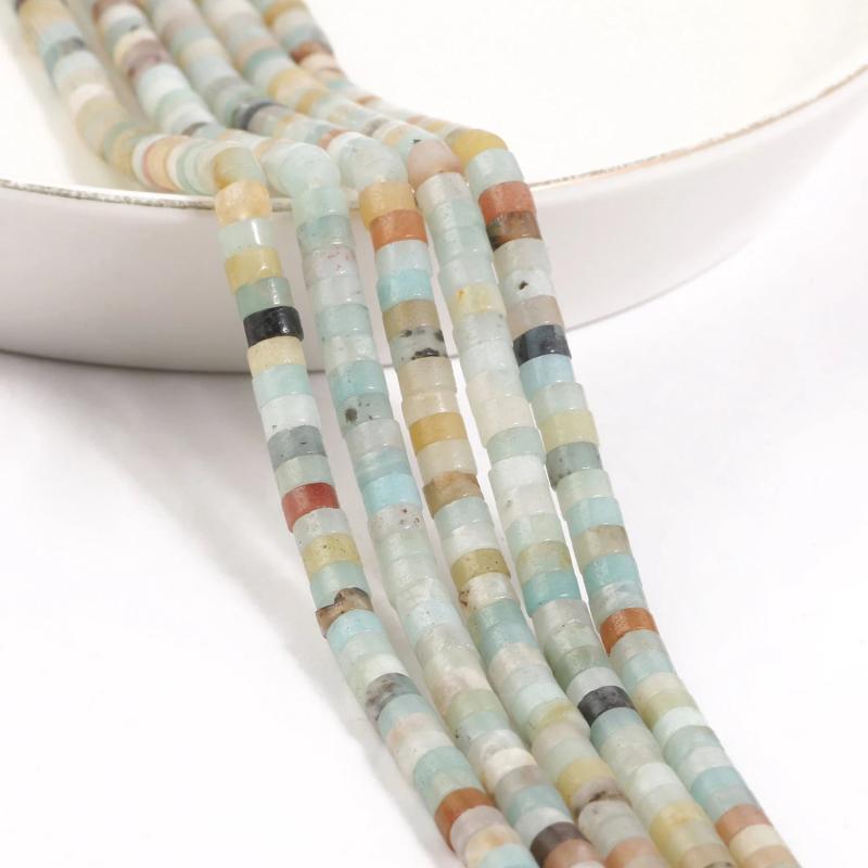 Colorful Amazonite Rondelle Spacer Beads 4*2MM