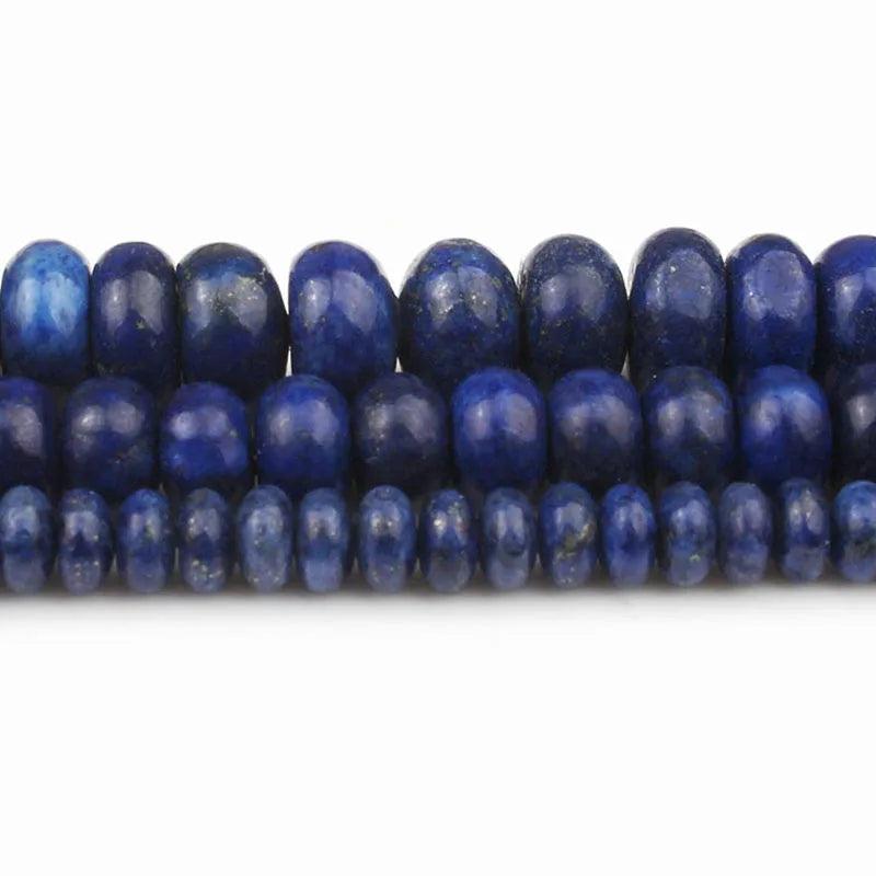 4/6/8mm Lapis Lazuli Beads Rondelle Spacer Beads 15'