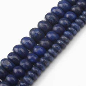 4/6/8mm Lapis Lazuli Beads Rondelle Spacer Beads 15'