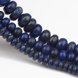 4/6/8mm Lapis Lazuli Beads Rondelle Spacer Beads 15'