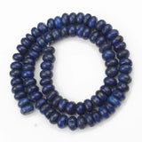 4/6/8mm Lapis Lazuli Beads Rondelle Spacer Beads 15'
