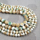 Shell Round Beads Charms DIY Jewelry Making