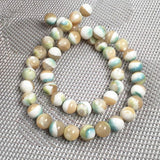 Shell Round Beads Charms DIY Jewelry Making