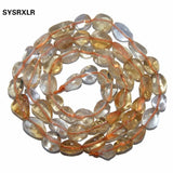 Natural Citrines Yellow Crystal Stone Beads for Jewelry Making