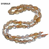 Natural Citrines Yellow Crystal Stone Beads for Jewelry Making