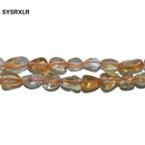 Natural Citrines Yellow Crystal Stone Beads for Jewelry Making