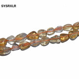 Natural Citrines Yellow Crystal Stone Beads for Jewelry Making