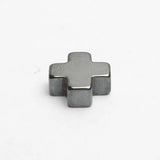 Hematite Stone Beads Cross Loose Beads 15''