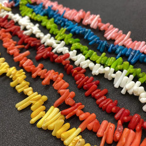 Red Coral Loose Beads for Jewelry Making