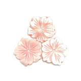 Hand Carved Shell Flower Ladies Jewelry Set