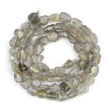 Natural Spectrolite/Labradorite Gravel Chips Stone Beads for Jewelry Making
