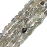 Natural Spectrolite/Labradorite Gravel Chips Stone Beads for Jewelry Making