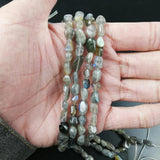 Natural Spectrolite/Labradorite Gravel Chips Stone Beads for Jewelry Making