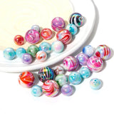 Random Colorful Spiral Acrylic Beads 10PCs for DIY Necklace Bracelets Jewelry