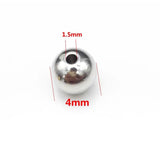 20 PCS Stainless Steel Spacer Beads 4mm/6mm/8mm for DIY Jewelry Making