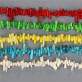 Natural Dyed Coral Beads Irregular Shape Spacer for Jewelry