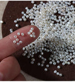 2-2.5mm Flat Button Natural Freshwater Pearl Beads for DIY Jewelry