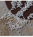 2-2.5mm Flat Button Natural Freshwater Pearl Beads for DIY Jewelry