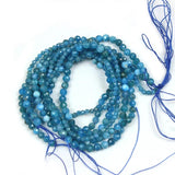 Natural Apatite Stone Loose Beads 2mm 3mm 4mm Faceted Round DIY Jewelry