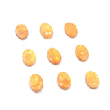 Natural Mother of Pearl Beads Shell Yellow Flat Oval Round Shell Pendants