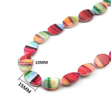 Natural Shell Beads Oval Spacer Beads for DIY Jewelry Making