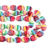 Natural Shell Beads Oval Spacer Beads for DIY Jewelry Making