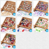 20pcs Mixed Glass Water Drop Beads Crystal Austria Beads for Jewelry Making