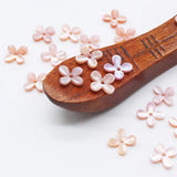 5pcs Natural Mother-of-Pearl Shell Flower Jewelry Making DIY Necklace Earrings
