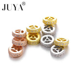 5 Pcs/lot 8 * 2 mm Round Lucy Spacer Loose Beads For DIY Bracelets