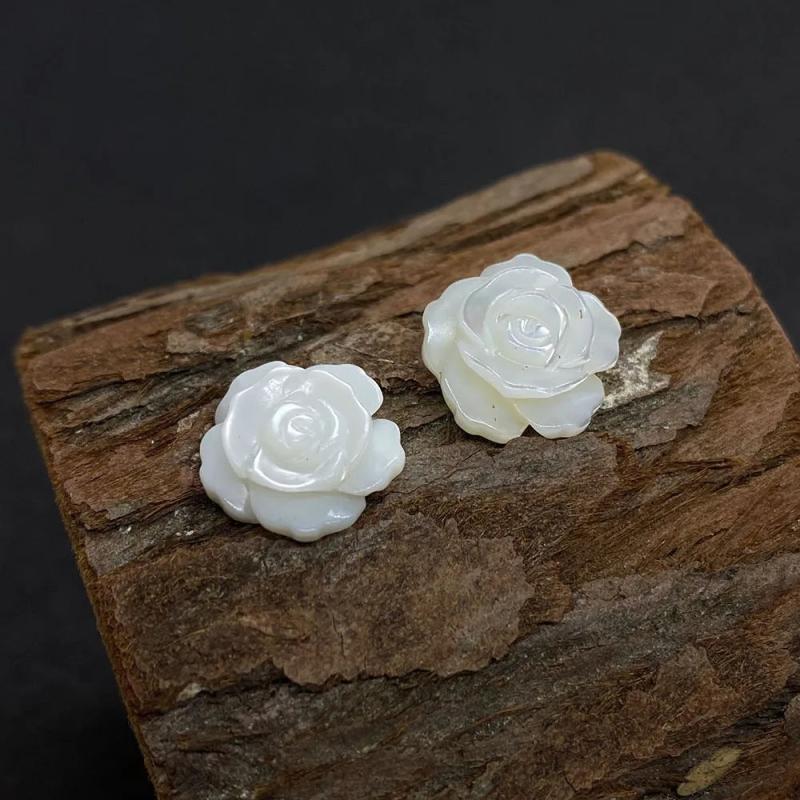 5pcs Natural Freshwater Shell Beads 8-12mm DIY Necklace Bracelet