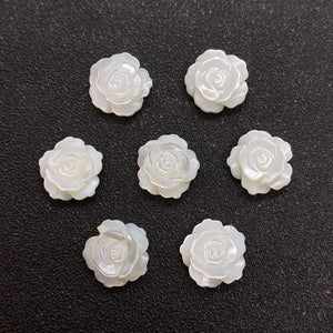 5pcs Natural Freshwater Shell Beads 8-12mm DIY Necklace Bracelet