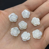 5pcs Natural Freshwater Shell Beads 8-12mm DIY Necklace Bracelet