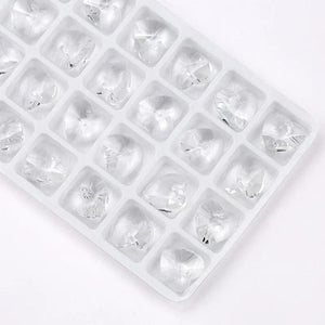 28PCS 14mm Heart Crystal Beads Jewelry Making Austria Charms Earrings Necklace