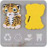 Cartoon Animal Silicone Teething Bead Tiger Teether