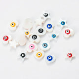 12mm Shell Beads Evil Eye Spacer Beaded for DIY Jewelry