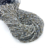 High-quality Glitter Stone Round Loose Beads 2 3 4 MM DIY Jewelry Bracelet