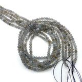 High-quality Glitter Stone Round Loose Beads 2 3 4 MM DIY Jewelry Bracelet