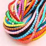 Cylindrical Spacer Soft Ceramic Clay Bead for Jewelry Making