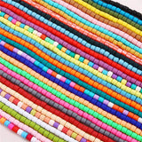 Cylindrical Spacer Soft Ceramic Clay Bead for Jewelry Making