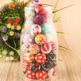 Sunrony Leopard Round Silicone Beads 10Pcs
